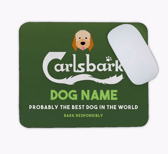 Carlsbark: Personalised {breedFullName} Mouse Mat